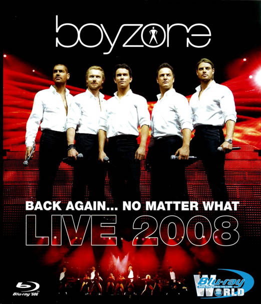 M208. Boyzone - Back Again - No Matter What Live (2008)  50G